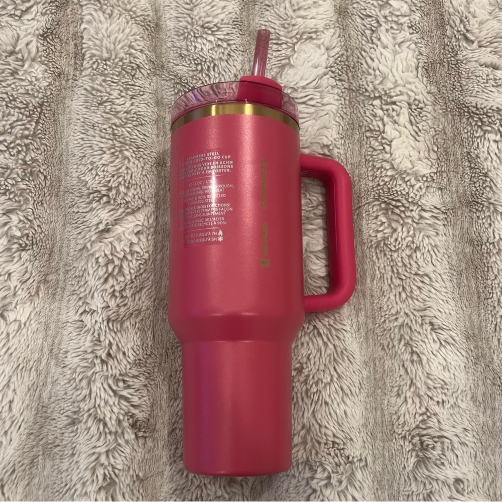 Berry Pink Starbucks Stanley Winter Limited Edition 2024